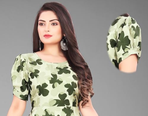 Image of Flower Printed Maxi Dress for Beautiful Women Nd Girls