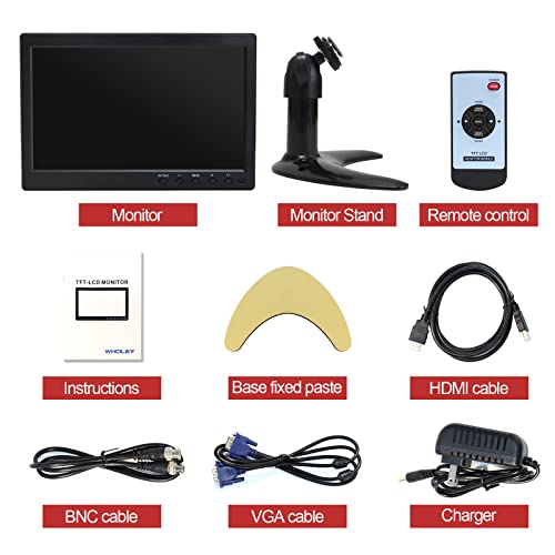 Monitor de 10.1 pulgadas para Raspberry Pi y PC de juegos con puertos BNC/HDMI 6