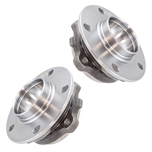 Image of TRQ Front Left and Right Wheel Bearing and Hub Assembly Set 2 Piece Compatible with 11-14 BMW 535i 12-14 528i 10-14 535i GT 11-14 550i 10-14 550i GT 2011 550i GT xDrive 12-14 640i 12-14 650i
