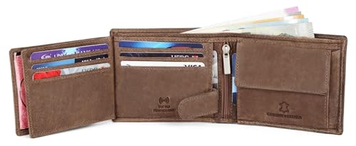 Image of WildHorn Rfid Protected Leather Wallet For Men, Brown