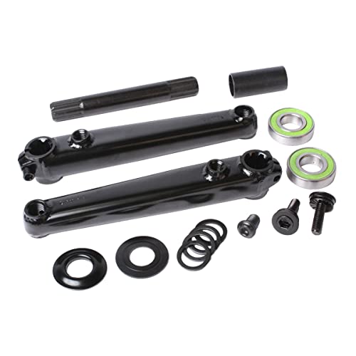 Sunday Saker v2 Cranks - 170mm, with 19mm MID BB, Left or Right Hand Drive, Black