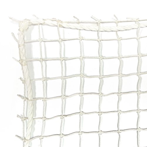 Just For Nets JFN Nylon Golf Practice/Barrier Net, 15' x 100', White