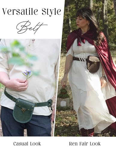 Scarlet Darkness Renaissance Belt Pouch Medieval Belts Pirate Viking Belt Renaissance Accessories4