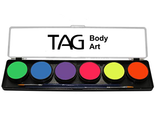 TAG Face & Body Paint - Neon Palette 6 x 10g