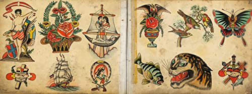 Christian Warlich: Tattoo Flash Book par Klaus Hoffmann format relié - 3