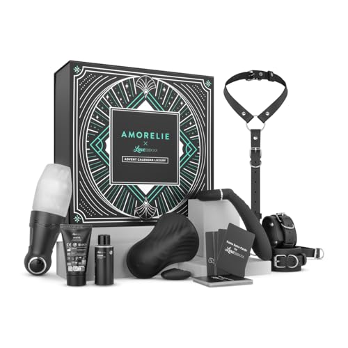 AMORELIE Erotischer Adventskalender für Paare Singles & Erwachsene | Erotik-Set für Erfahrene mit 24 sinnlichen Überraschungen (Luxury 2025)
