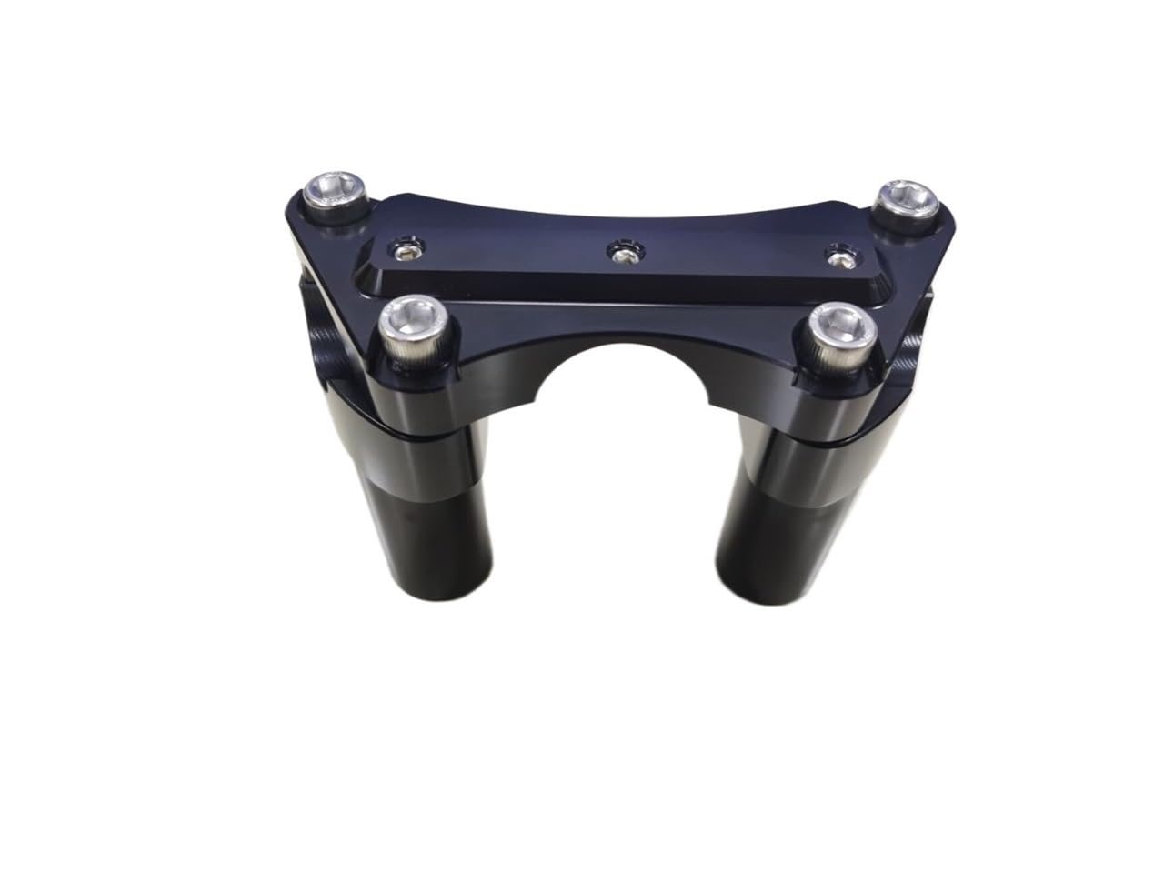 Riser Lenkerhalterung Schwarze Motorrad-Aluminium-3,5-Zoll-Lenkererhöhung, Obere Klemme Für Ha&rley Tour Road Glide King Sportster 883 1000 1200
