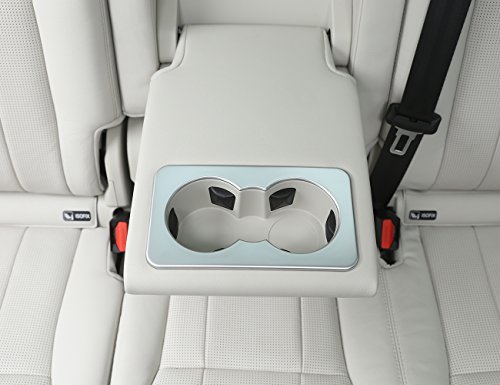 Yiwang ABS chrome banquette arrière porte-gobelet coque trim rénovation