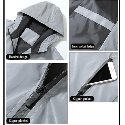 Chromashift Windproof Reflective Jacket – Color-Shifting Spring Windbreaker For Daily Wear, Night Runs & Rides3