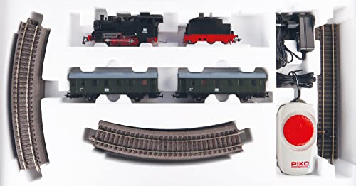 Train miniature coffret de départ voyageurs avec rails ballast modélisme - 4