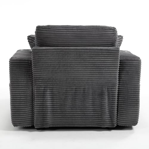 Sillón Lounge Oversize Plegable Gris miniatura 5