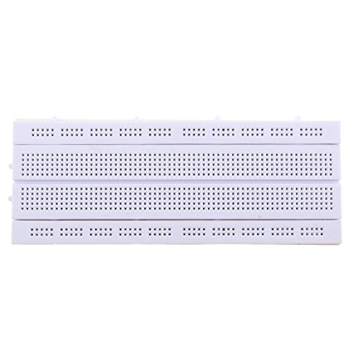 F Fityle Placa De Pão Sem Solda/Placa De Teste Placa De Ensaio PWB 17,3 X 6,7cm 840 Furos