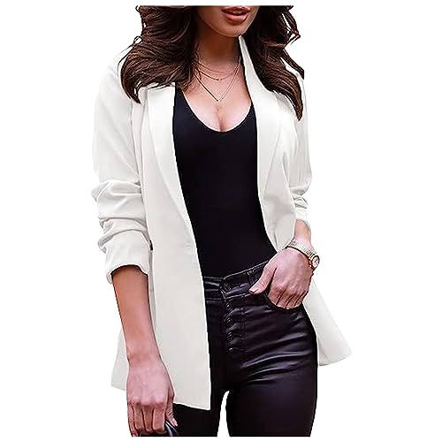 Blazers for Women Suit Jackets Business Casual Blazer Long Sleeve Lapel Button Slim Work Office Blazer Trendy Clothes