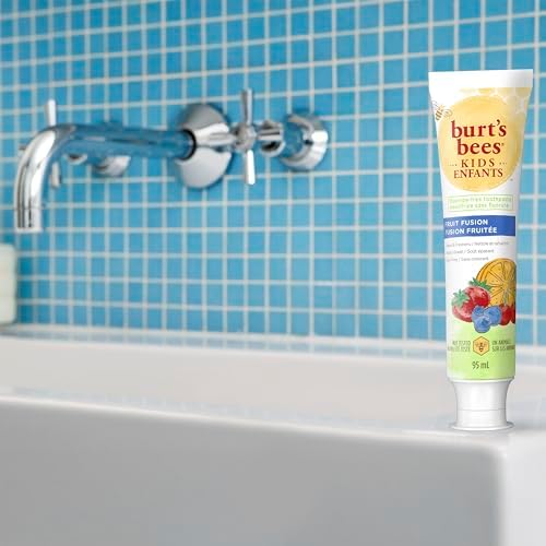 Burt's Bees Kid's Fluoride Free Toothpaste, Fruit Fusion, 95 mL (Pack of 2) — view 10