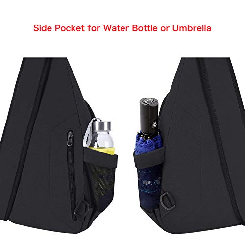 MOSISO Sling Backpack,Canvas Crossbody Hiking Daypack Bag with Anti-theft Pocket - Image 7