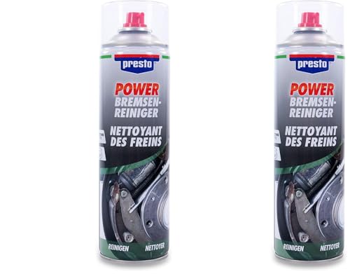 presto 315541 Detergente per freni POWER 500 ml (Confezione da 2)