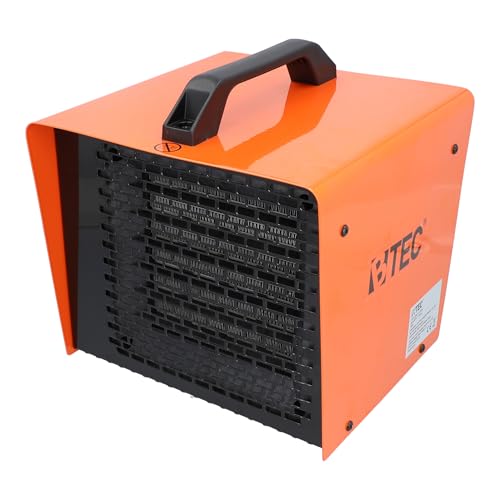 BTEC Heizlüfter 3000 Watt - Elektroheizer - Keramik Heizelemente - 2 Heizstufen - Frostwächter -...