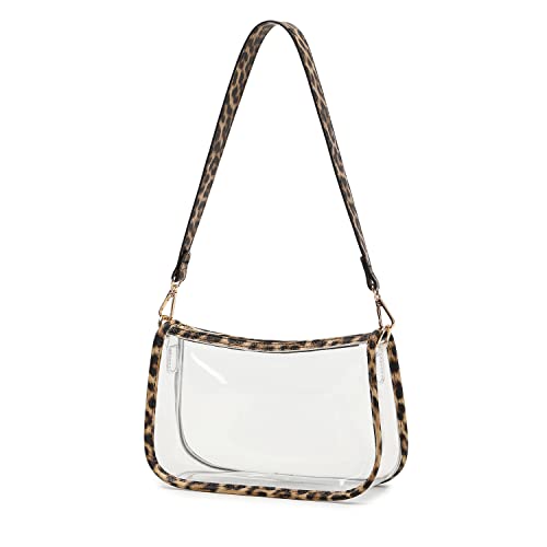 Image of Clear Purse Stadium Approved Bag Transparent Beach Handbag