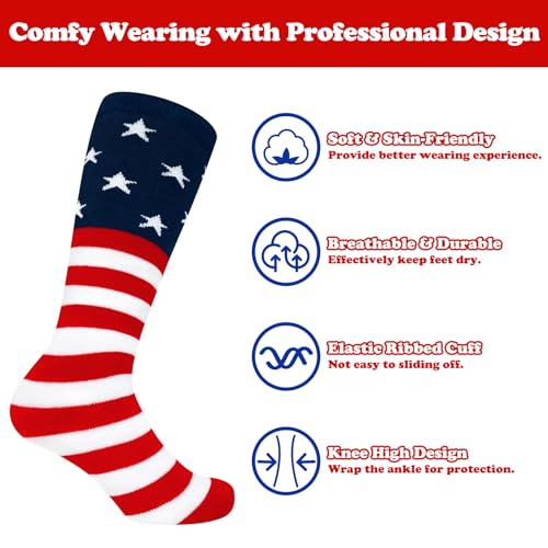 Image of Sarfel Toddler Soccer Socks Kids Soccer Socks Youth Soccer Socks Kids Baseball Socks Girls Softball Socks Boys Football Socks