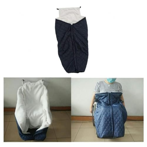 PMVJGKSVT Wheelchair Covers Waterproof Machine Washable Wind and Cold Protection Wheel Chair Cover Winter for All Wheelchairs Warm Wheelchair Blanket,