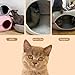 PJDDP Cat Tunnel Bed, Cat Tunnel Felt Cat Donut Scratch Resistant Donut Cat Bed Cat Hideouts for Indoor Cats, Cat Toys Universal for All Seasons Cat Condo and Cat Cave,Pink,L