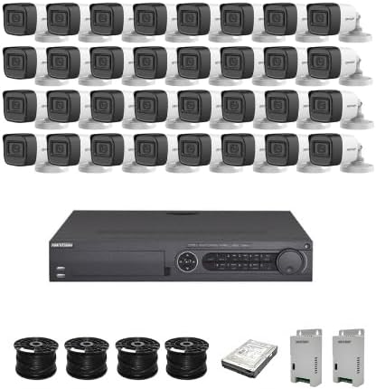 HikVision 32 Ch Turbo HD Kit - Embedded DVR - 32 x HD1080P Camera - 2TB HD - 400m Cable