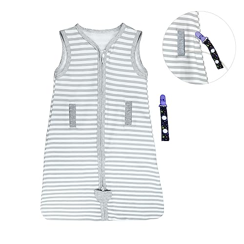 Image of pinklilycare G-Tube Access Coverall for Infants - Soft Cotton One-Piece with Medical Port Openings (Newborn to 6 Months)