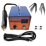 Flynsu 110V 1000W Tire Groover Machine with 20 U/V-Shaped Blades, Rubber Tire Regroover Grooving Tool