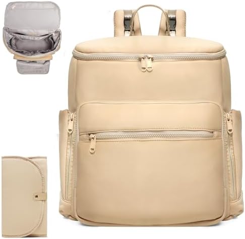 Neoprene Diaper Bag Backpack Baby Bag with 12 Pockets Baby Diaper Bag for Boys Girls