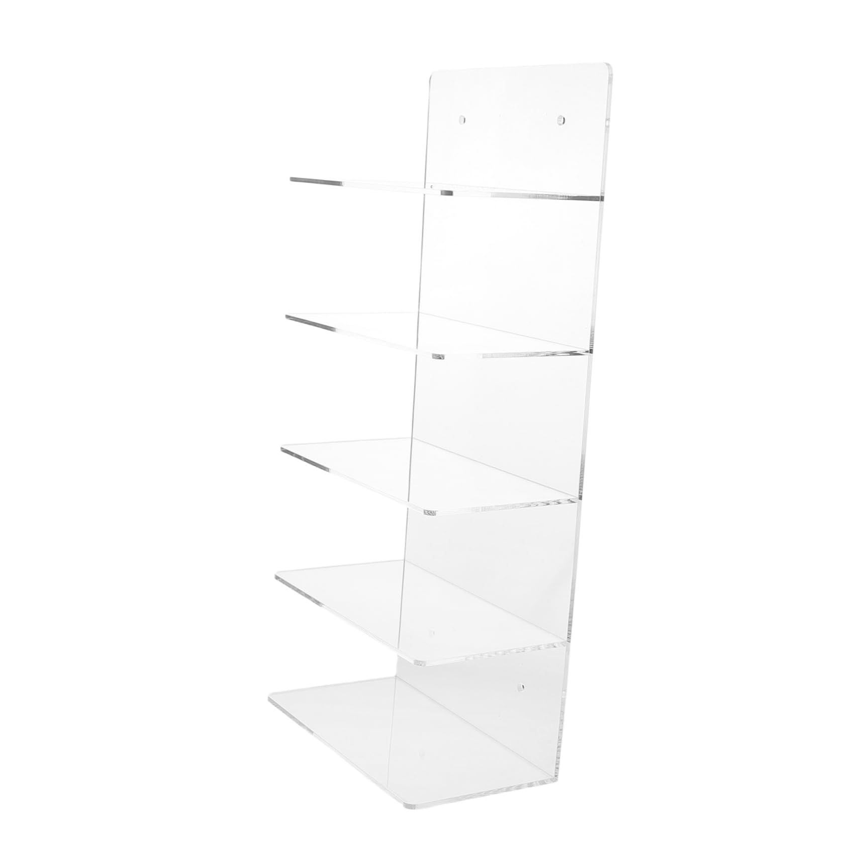Espositore Occhiali in Acrilico Ripiani Portaocchiali da Parete Trasparente Organizer per Occhiali da Sole e Montature Supporto da Installare Facilmente