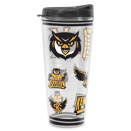 Image of Rico Industries NCAA College Double Wall Mayhem 16oz Or 20oz Tritan Tumbler W Lid