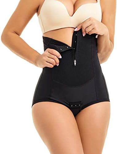 MOVWIN Postpartum Belly Wrap C Section Panty Belly Band Abdominal Compression Corset Girdle Shorts with Zipper