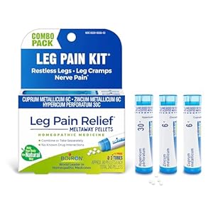 Boiron Leg Pain Relief for Relief from Restless Legs, Leg Cramps, and Shooting Pain – 80 Count (Pack of 3)