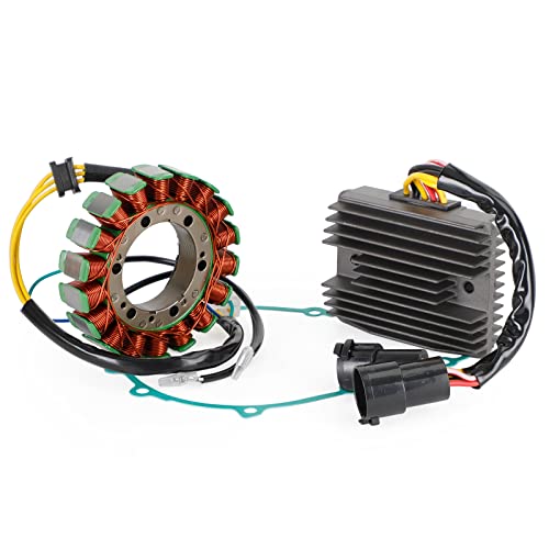 Areyourshop Magneto Generator Stator + Régulateur de tension + Joint Assy 11061-0294 pour Kawasaki ZX 900 Ninja ZX9R ZX-9R 2000-2003