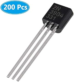 MCIGICM 200pcs 2n3904 npn Transistor, 2n3904 Bipolar (BJT) Transistors NPN 40V 200mA 300MHz