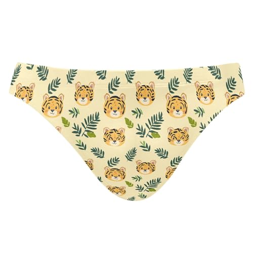 Men's Swim Briefs Cute Tiger Swimsuit Beach Swimwear Bikini M B0404233