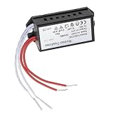 Trasformatore elettronico da 220 V a 12 V per lampade alogene e allo xeno, dimmerabile, telecomando, potenza di ingresso 220-240 V, uscita 12 V, adatto per illuminazione a bassa tensione (180 W)