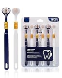 ZKUNL Cepillo de Dientes,6PCS Cepillo de Dientes de Tres Lados con Cerdas Suaves,de Viaje para Adultos,de 3 Caras Mano para Hogar,Niños