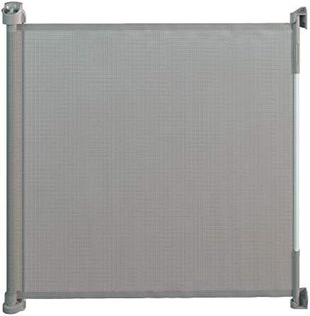Gaterol Active Lite Gray - Retractable Safety Gate - Super Safe 36.6" Tall and Opens up to 55"