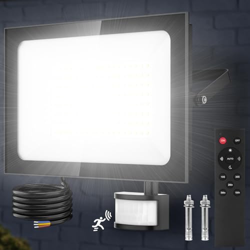 Viugreum 150W LED Floodlight with Motion Sensor