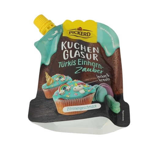 Kuchenglasur EINHORN - ZAUBER (türkis / 125 g) ZITRONEN - GESCHMACK