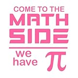En mathématiques, nous avons pi Stickers gravés 67.2x73.1cm Culture du tatouage Rose