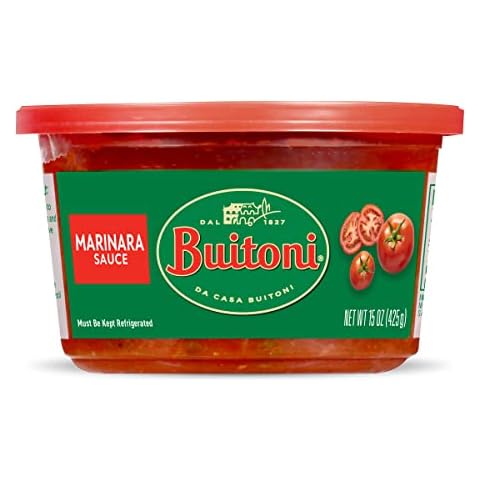 Buitoni Marinara Sauce, Refrigerated Tomato Pasta Sauce, 15 oz Tub Cover