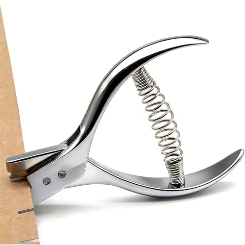 Uadme Kerbschnittzange, Lochzange 2mm, Kerbzange für Stoff, Pattern Notcher aus Stahl, Professionelle Nähstanze Schnittmuster Einkerbung für Designer und Schneider