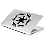 Yoonek Graphics Galactic Empire Star Wars Emblem Crest Decal Sticker for Car Window, Laptop, Motorcycle, Walls, Mirror and More. # 477 (4', Black)
