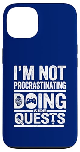 I'm Not Procrastinating I'm Doing Side Quest RPG�Q�[�}�[ �X�}�z�P�[�X iPhone 13 �p