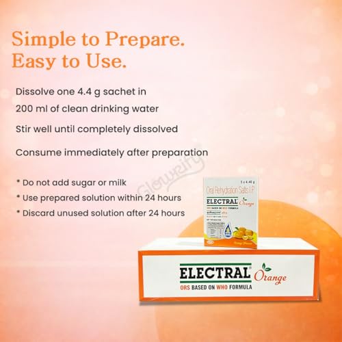 Image of ELECTRAL Oral Rehydration Salts I.P., Orange