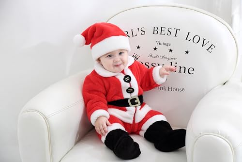 Disfraz de bebé Santa Ayalinggo para recién nacido miniatura 5