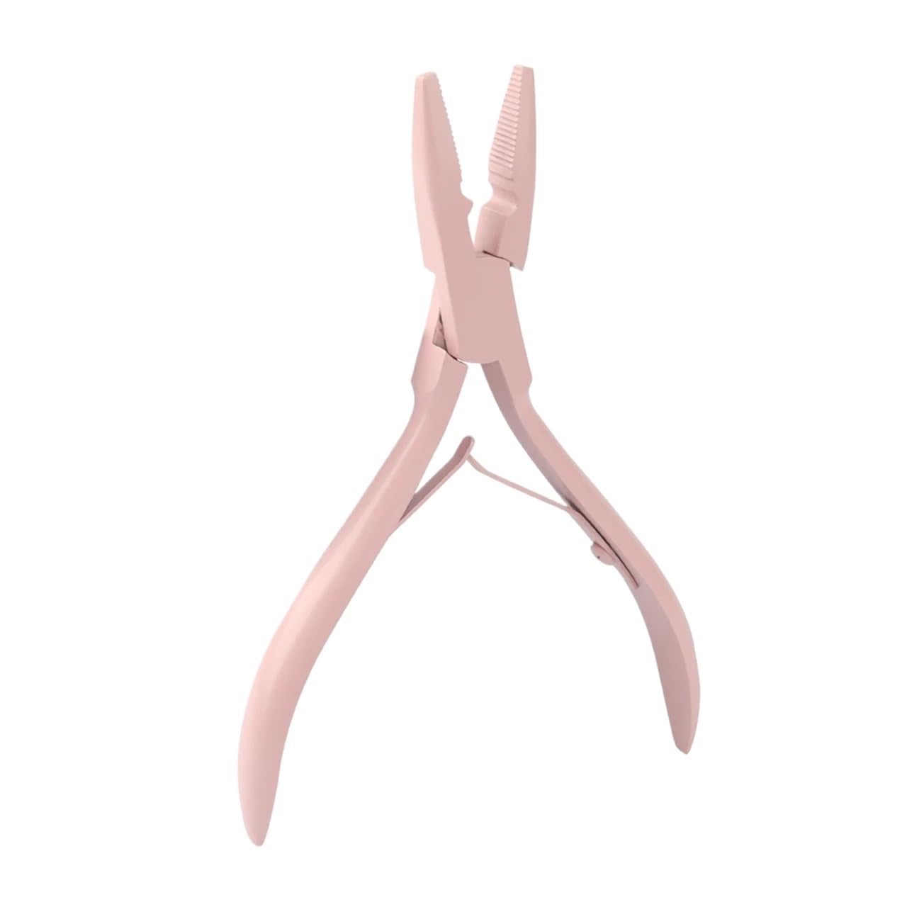 Jbjygsg E Weft Tool Micro Ring Application Pliers Tool Micro Beads Closer Stainless Steel Hair Xtension Pliers(E)