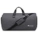Convertible Garment Bag with Shoulder Strap, Modoker Carry on Garment Duffel Bag for Men Women - 2 in 1 Hanging Suitcase Suit Travel Bags (Black)